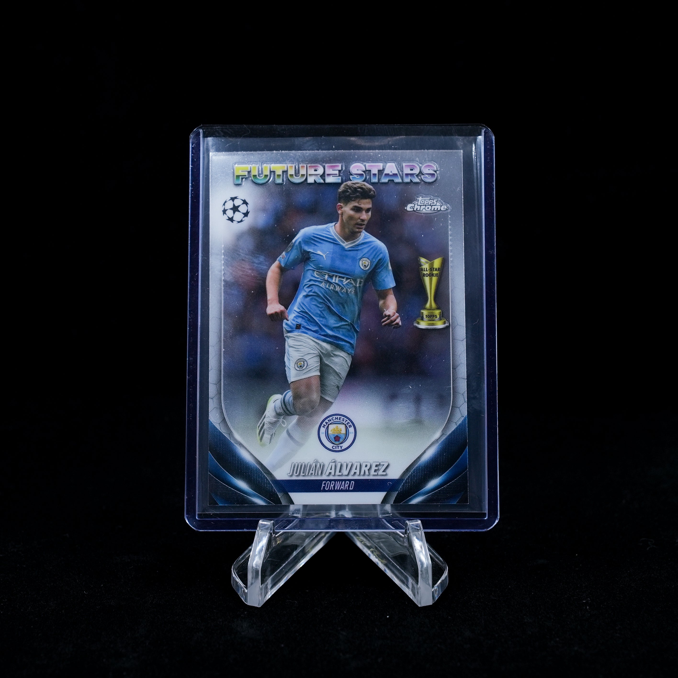 2023-24 Topps Chrome UEFA Club Competitions Soccer-Julián Álvarez